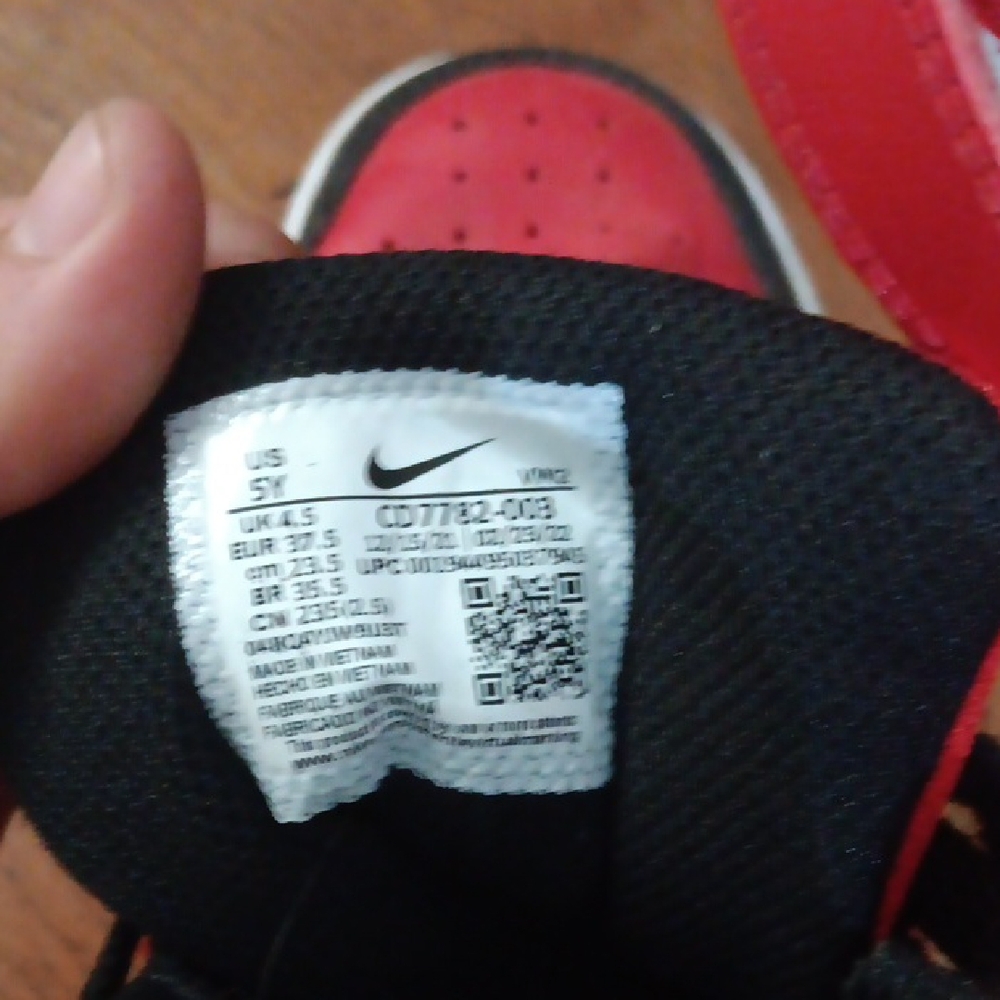 Nike Red and Black Sneakers for Active Lifestyle